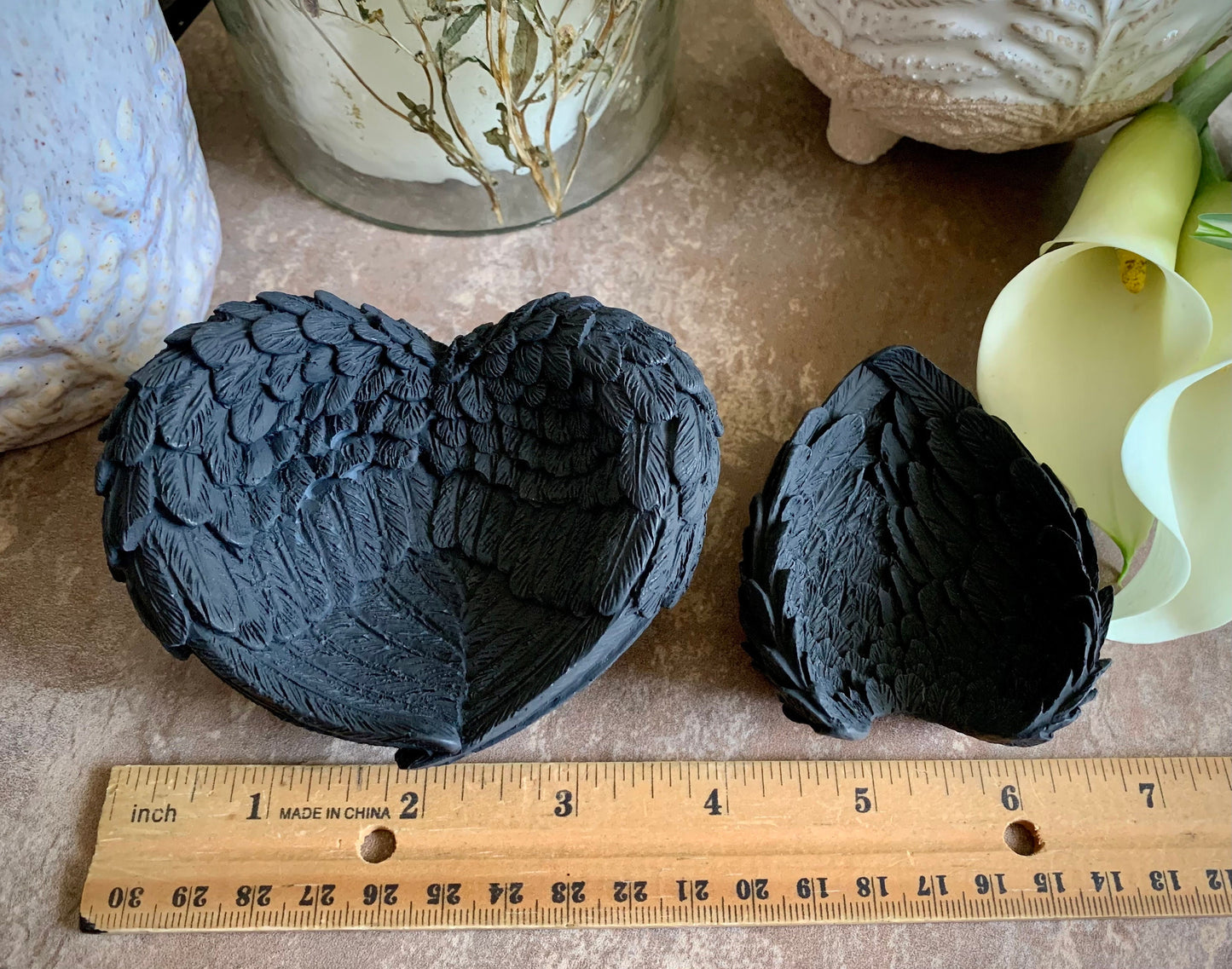 Concrete Angel Wings Dishes