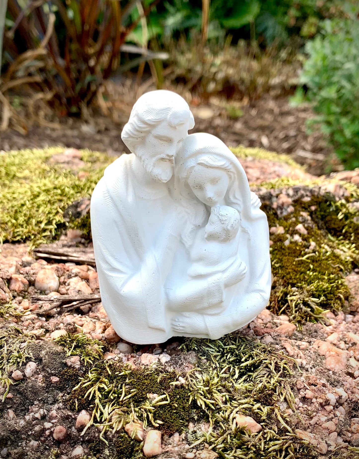 Concrete Holy Family Statue – Nativity Scene of Jesus, Mary & Joseph