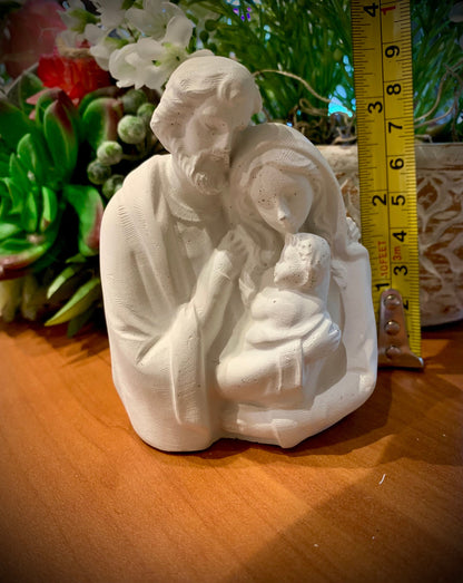 Concrete Holy Family Statue – Nativity Scene of Jesus, Mary & Joseph