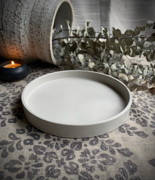 Round Concrete 6 Inch Tray