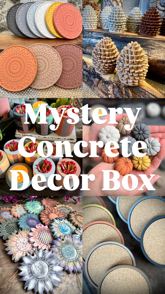 Mystery Concrete Decor Box